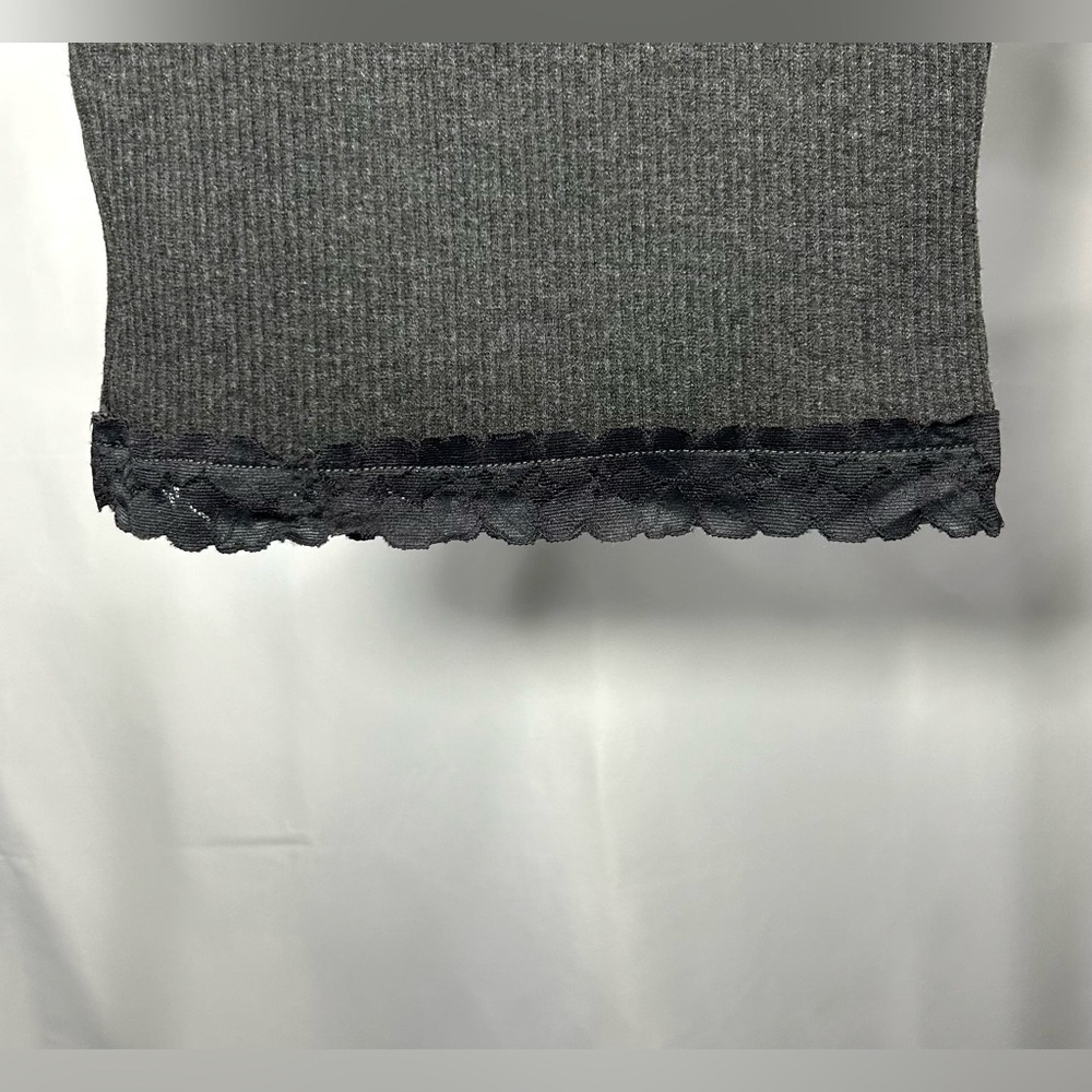White Fox Grey Lace-trim Cami Sz XS - Picture 8 of 12